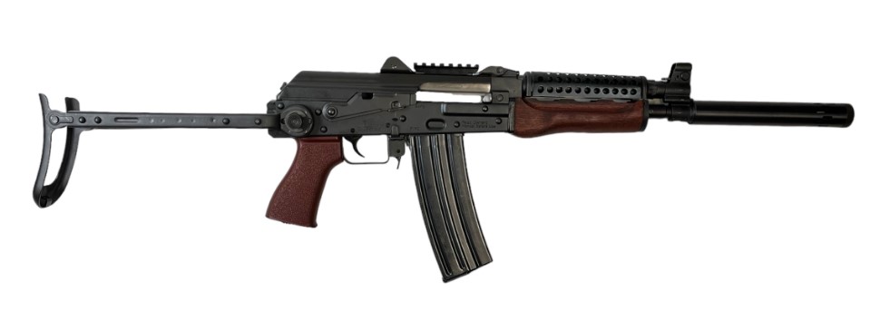 ZASTAVA ZPAP85 AK RIFLE 5.56X45 WITH UPPER VENTED HANDGUARD WOOD LOWER TANGO DOWN RED GRIP MUZZLE EXTENSION AND UNDERFOLDER STOCK KIT1.5MM RECEIVER BULGED TRUNNION CHROME LINED 10.5IN BARREL ZP85556UF - Win Repeating Arms Promotion